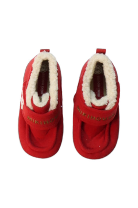 A Multicolour Booties from Miki House in size 18-24M for neutral. (Back View)