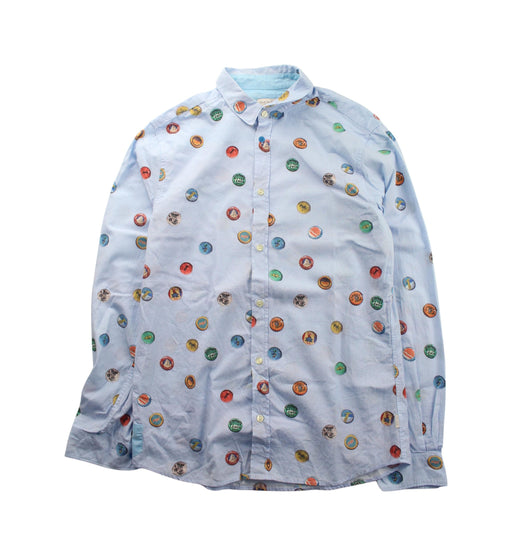 A Blue Long Sleeve Shirts from Paul Smith in size 14Y for boy. (Front View)