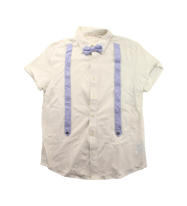 A White Short Sleeve Shirts from Nicholas & Bears in size 14Y for boy. (Front View)