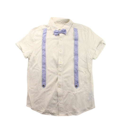 A White Short Sleeve Shirts from Nicholas & Bears in size 14Y for boy. (Front View)