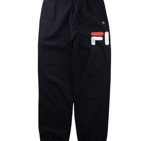 A Black Casual Pants from Fila in size 14Y for boy. (Front View)