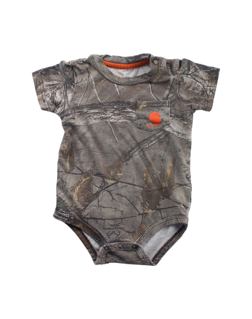 A Multicolour Short Sleeve Bodysuits from Carhartt in size 6-12M for neutral. (Front View)