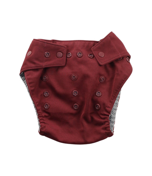 A Red Cloth Diapers from GroVia in size O/S for girl. (Front View)