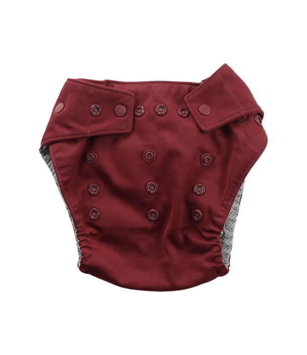 A Red Cloth Diapers from GroVia in size O/S for girl. (Front View)