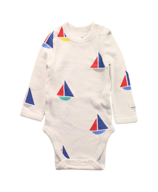 A Multicolour Long Sleeve Bodysuits from Country Road in size 0-3M for boy. (Front View)