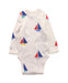 A Multicolour Long Sleeve Bodysuits from Country Road in size 0-3M for boy. (Back View)