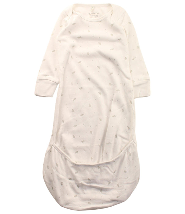 A Multicolour Sleepsacs from Purebaby in size 0-3M for neutral. (Front View)