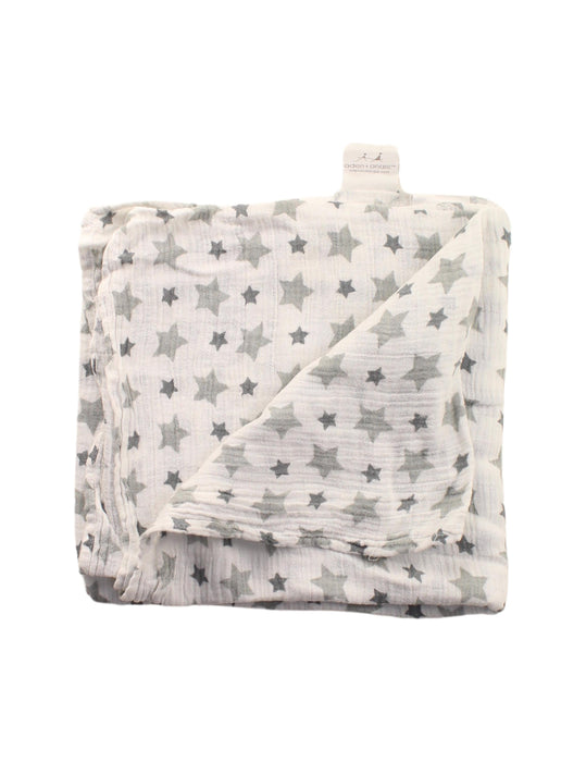 A Grey Swaddles from Aden & Anais in size O/S for neutral. (Back View)