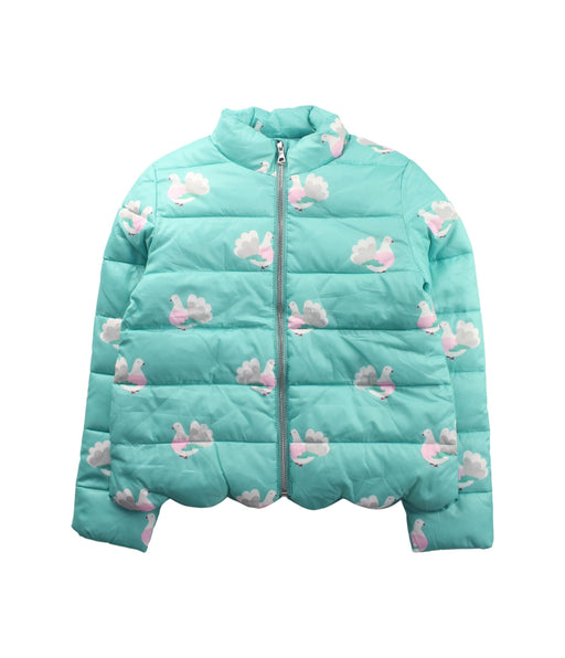 A Multicolour Puffer/Quilted Jackets from Jacadi in size 8Y for girl. (Front View)