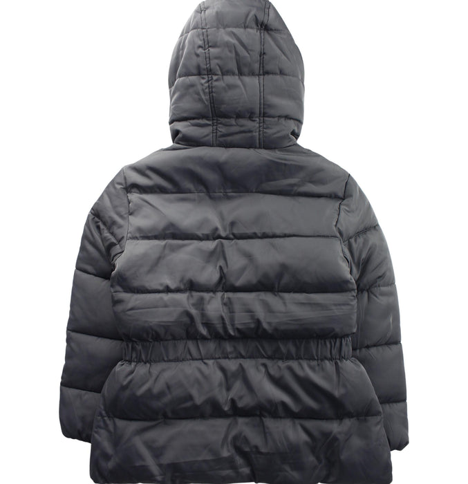 A Grey Puffer/Quilted Jackets from Jacadi in size 8Y for neutral. (Back View)
