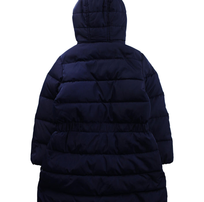 A Navy Puffer/Quilted Coats & Outerwear from Jacadi in size 6T for neutral. (Back View)