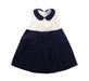 A Blue Sleeveless Dresses from Jacadi in size 2T for girl. (Front View)