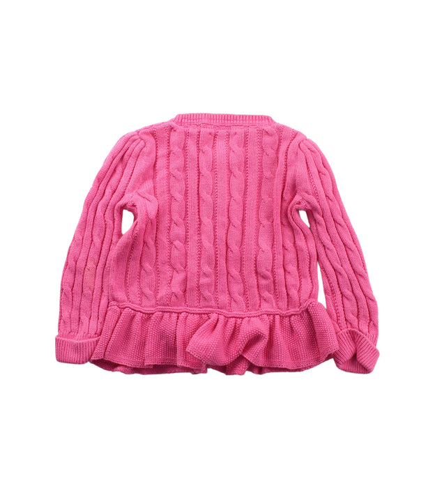 A Pink Cardigans from Ralph Lauren in size 12-18M for girl. (Back View)