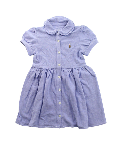 A Purple Short Sleeve Dresses from Ralph Lauren in size 12-18M for girl. (Front View)