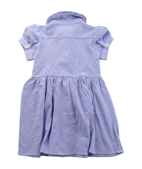 A Purple Short Sleeve Dresses from Ralph Lauren in size 12-18M for girl. (Back View)