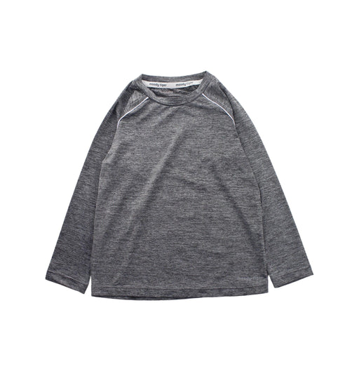 A Grey Long Sleeve T Shirts from Moody Tiger in size 2T for boy. (Front View)