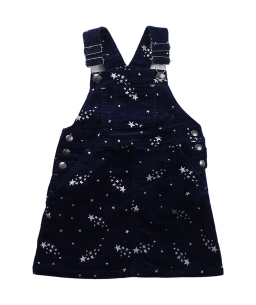 A White Overall Dresses from Joules in size 3T for girl. (Front View)