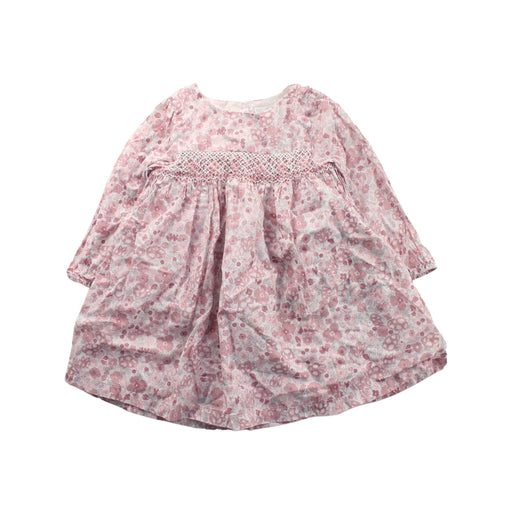 A Multicolour Long Sleeve Dresses from The Little White Company in size 6-12M for girl. (Front View)