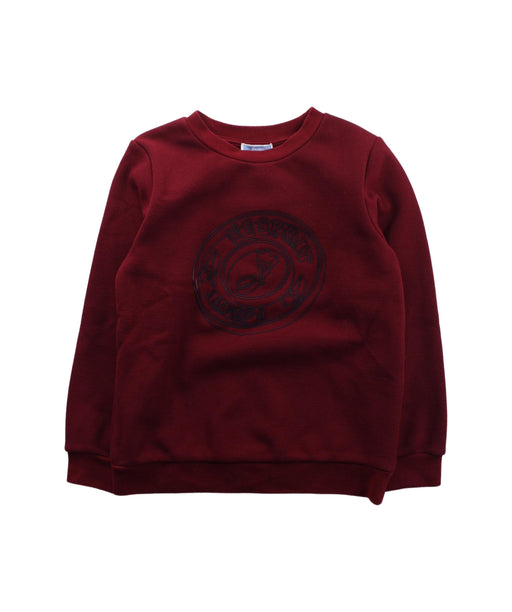 A Red Crewneck Sweatshirts from Jacadi in size 8Y for neutral. (Front View)