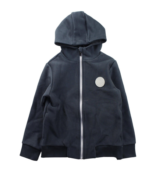 A Grey Lightweight Jackets from Jacadi in size 8Y for neutral. (Front View)
