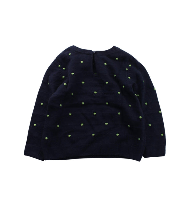 A Green Knit Sweaters from Jacadi in size 3T for boy. (Back View)