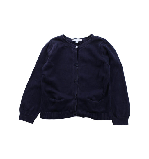 A Purple Cardigans from Jacadi in size 4T for girl. (Front View)