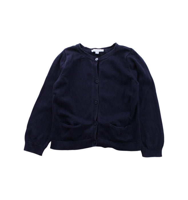 A Purple Cardigans from Jacadi in size 4T for girl. (Front View)