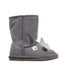 A Grey Winter Boots from EMU Australia in size 3T for boy. (Front View)