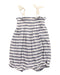 A Black Sleeveless Rompers from Petit Bateau in size 3-6M for girl. (Front View)