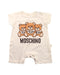 A Multicolour Short Sleeve Rompers from Moschino in size 6-12M for boy. (Front View)