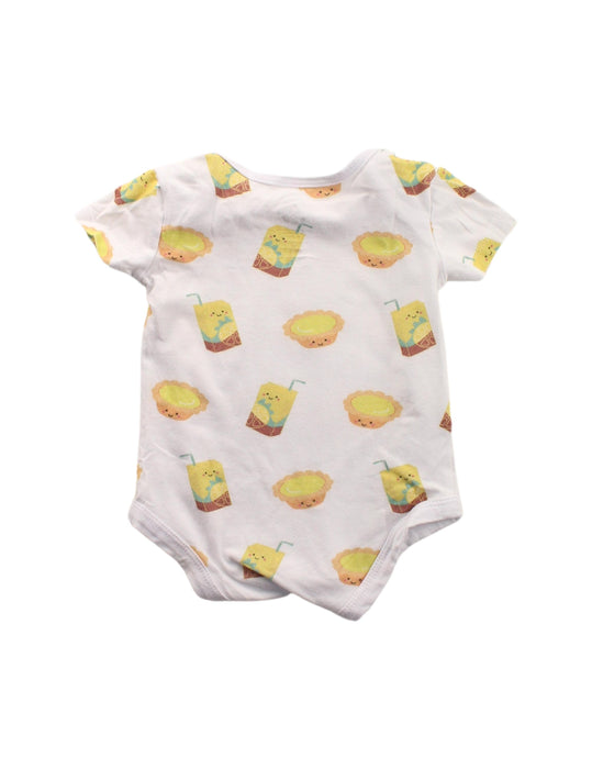 A Multicolour Short Sleeve Bodysuits from The Wee Bean in size 3-6M for neutral. (Back View)