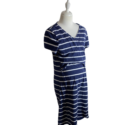 A White Short Sleeve Dresses from Frugi in size XL for maternity. (Front View)