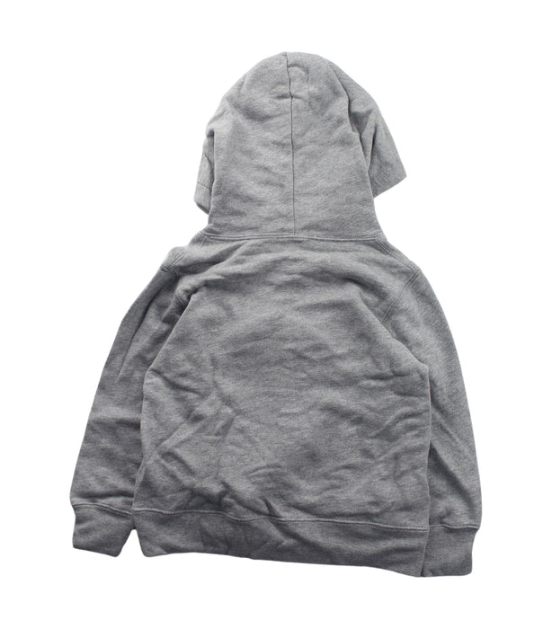 A Grey Hooded Sweatshirts from BAPE KIDS in size 2T for boy. (Back View)