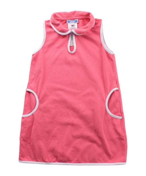 A Pink Sleeveless Dresses from Jacadi in size 3T for girl. (Front View)