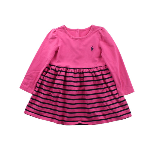 A Black Long Sleeve Dresses from Ralph Lauren in size 4T for girl. (Front View)