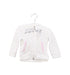 A Pink Zippered Sweatshirts from EMC in size 3-6M for girl. (Front View)