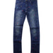 A Blue Jeans from La Compagnie des Petits in size 10Y for girl. (Front View)