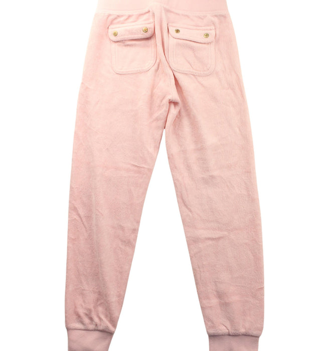 A Pink Sweatpants from Juicy Couture in size 6T for girl. (Back View)
