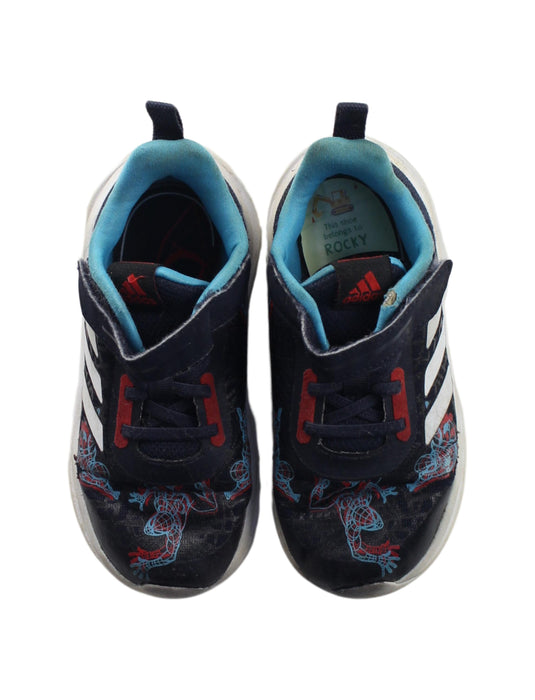 A Multicolour Sneakers from Adidas in size 4T for boy. (Back View)