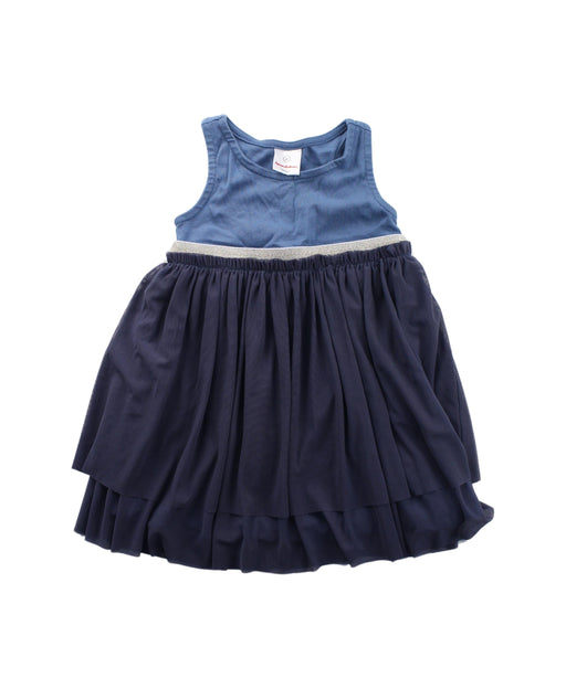 A Blue Sleeveless Dresses from Hanna Andersson in size 18-24M for girl. (Front View)