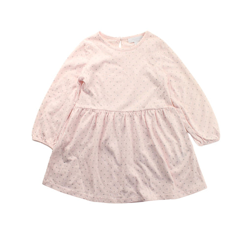 A Silver Long Sleeve Dresses from The Little White Company in size 18-24M for girl. (Front View)
