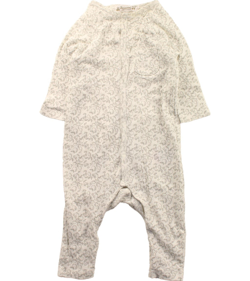 A Grey Long Sleeve Jumpsuits from Bonpoint in size 0-3M for neutral. (Front View)