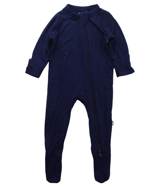 A Blue Onesies from Kyte Baby in size 0-3M for boy. (Front View)