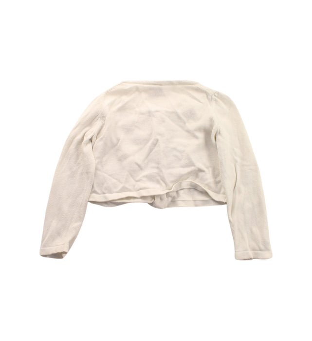 A White Cardigans from Janie & Jack in size 2T for girl. (Back View)