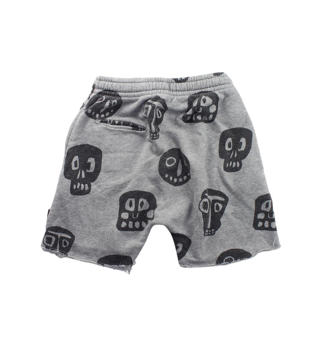 A Black Shorts from Nununu in size 6T for boy. (Back View)