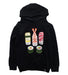 A Black Hooded Sweatshirts from Whistle & Flute in size 7Y for boy. (Front View)