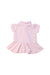 A Pink Short Sleeve Polos from Ralph Lauren in size 12-18M for girl. (Back View)