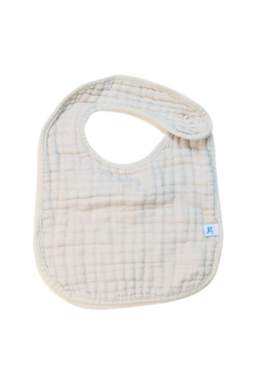 A White Bibs from Little Unicorn in size O/S for neutral. (Front View)