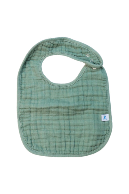 A Green Bibs from Little Unicorn in size O/S for neutral. (Front View)