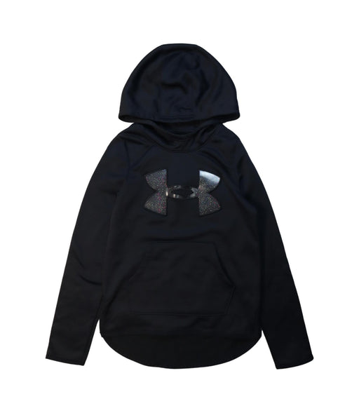 A Navy Hooded Sweatshirts from Under Armour in size 8Y for neutral. (Front View)